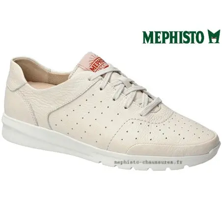 Mephisto Marilis Ecru cuir basket_mode_basse