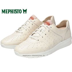 Mephisto Marilis Ecru cuir basket_mode_basse