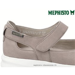 Mephisto Marsia Taupe Velours ballerine