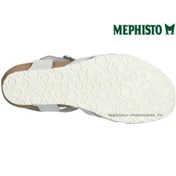 Mephisto Lesley Blanc/Argent sandale