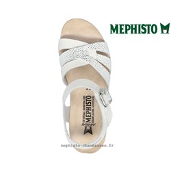 Mephisto Lesley Blanc/Argent sandale