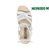 Mephisto Lesley Blanc/Argent sandale