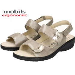 Mobils by Mephisto Getha Beige métallisé sandale