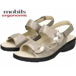 Mobils by Mephisto Getha Beige métallisé sandale