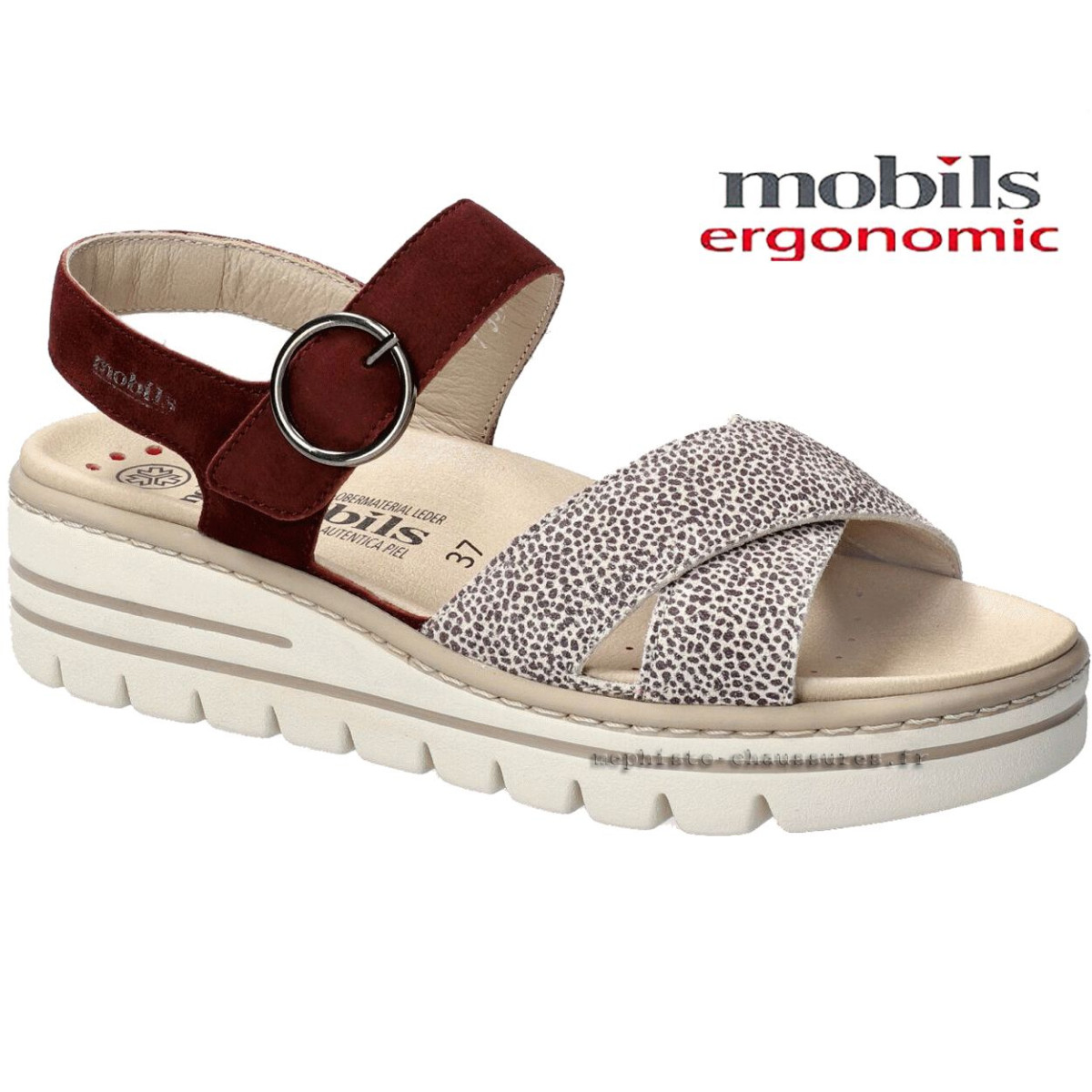 Mobils by Mephisto Camille Bordeaux Daim sandale