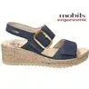 Mobils by Mephisto Nasma Bleu velours sandale