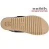 Mobils by Mephisto Nasma Bleu velours sandale