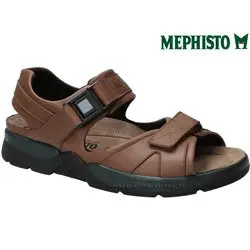 Mephisto Shark Marron moyen cuir sandale
