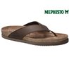 Mephisto Natalio Marron foncé cuir tong