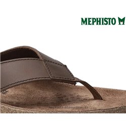 Mephisto Natalio Marron foncé cuir tong