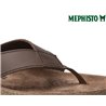 Mephisto Natalio Marron foncé cuir tong