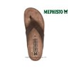 Mephisto Natalio Marron foncé cuir tong