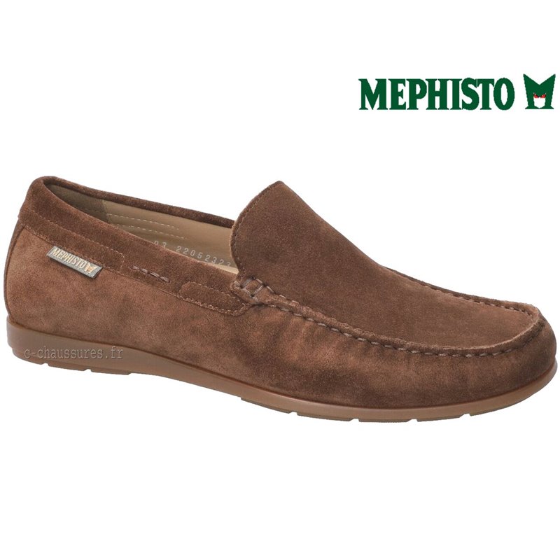 Mephisto ALGORAS Marron velours mocassin
