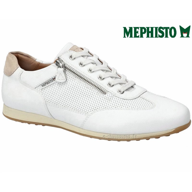 Mephisto Leon Blanc lacets_richelieu