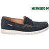 Mephisto Titouan Marine velours mocassin