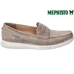 Mephisto Titouan Gris velours mocassin