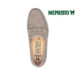 Mephisto Titouan Gris velours mocassin