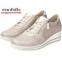 Mobils by Mephisto Abby perf Taupe lacets_richelieu