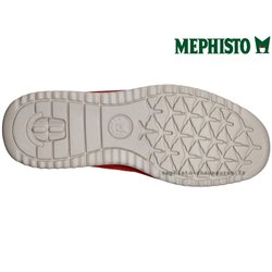 Mephisto Titouan Rouge velours mocassin