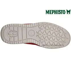 Mephisto Titouan Rouge velours mocassin