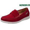 Mephisto Titouan Rouge velours mocassin
