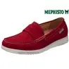 Mephisto Titouan Rouge velours mocassin