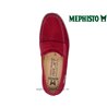 Mephisto Titouan Rouge velours mocassin