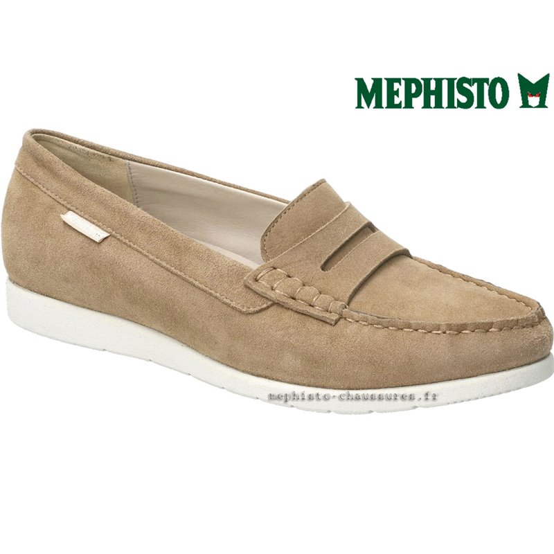 Mephisto Volga Marron velours mocassin