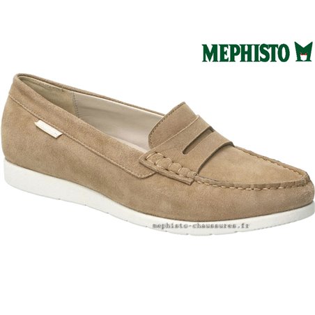 Mephisto Volga Marron velours mocassin