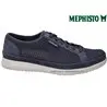 Mephisto Tom perf Bleu nubuck lacets_derbies