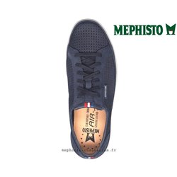 Mephisto Tom perf Bleu nubuck lacets_derbies