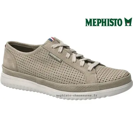 Mephisto Tom perf Taupe lacets_derbies