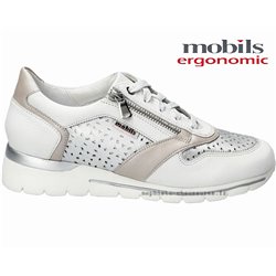 Mobils by Mephisto Ereen perf Blanc/Argent basket_mode_basse