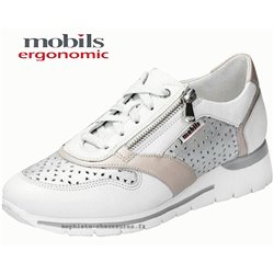 Mobils by Mephisto Ereen perf Blanc/Argent basket_mode_basse