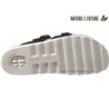 Nature is Future Maliza Bleu velours mule-passe-doigt