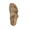 Nature is Future Maliza Marron velours mule-passe-doigt