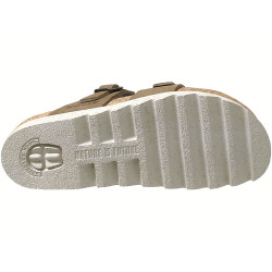Nature is Future Maliza Marron velours mule-passe-doigt