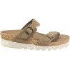 Nature is Future Maliza Marron velours mule-passe-doigt