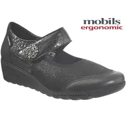 Mobils by Mephisto Bathilda Noir brillant ballerine