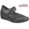 Mobils by Mephisto Bathilda Noir brillant ballerine