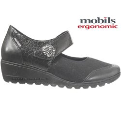 Mobils by Mephisto Bathilda Noir brillant ballerine