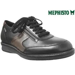 Mephisto Fabian Noir cuir lacets_richelieu