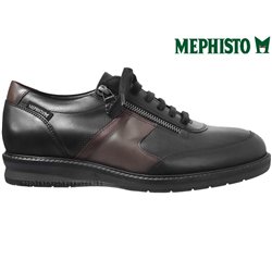 Mephisto Fabian Noir cuir lacets_richelieu