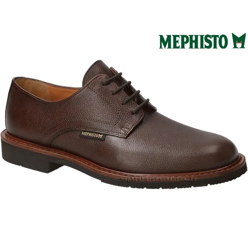Mephisto Marlon Marron cuir lacets_derbies