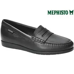 Mephisto Volga Noir cuir mocassin