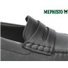 Mephisto Volga Noir cuir mocassin