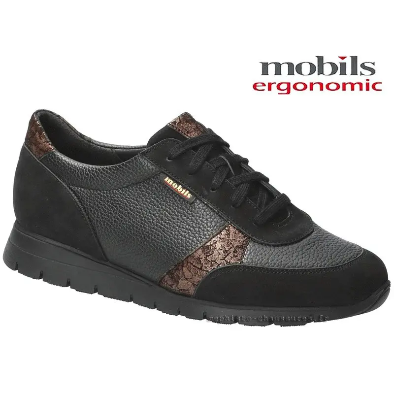 Mobils by Mephisto Dalilha Noir/Marron basket_mode_basse