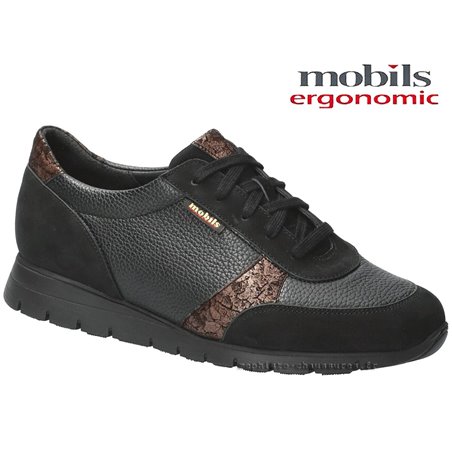 Mobils by Mephisto Dalilha Noir/Marron basket_mode_basse