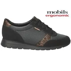 Mobils by Mephisto Dalilha Noir/Marron basket_mode_basse