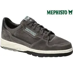 Mephisto Marius Gris clair velours basket_mode_basse